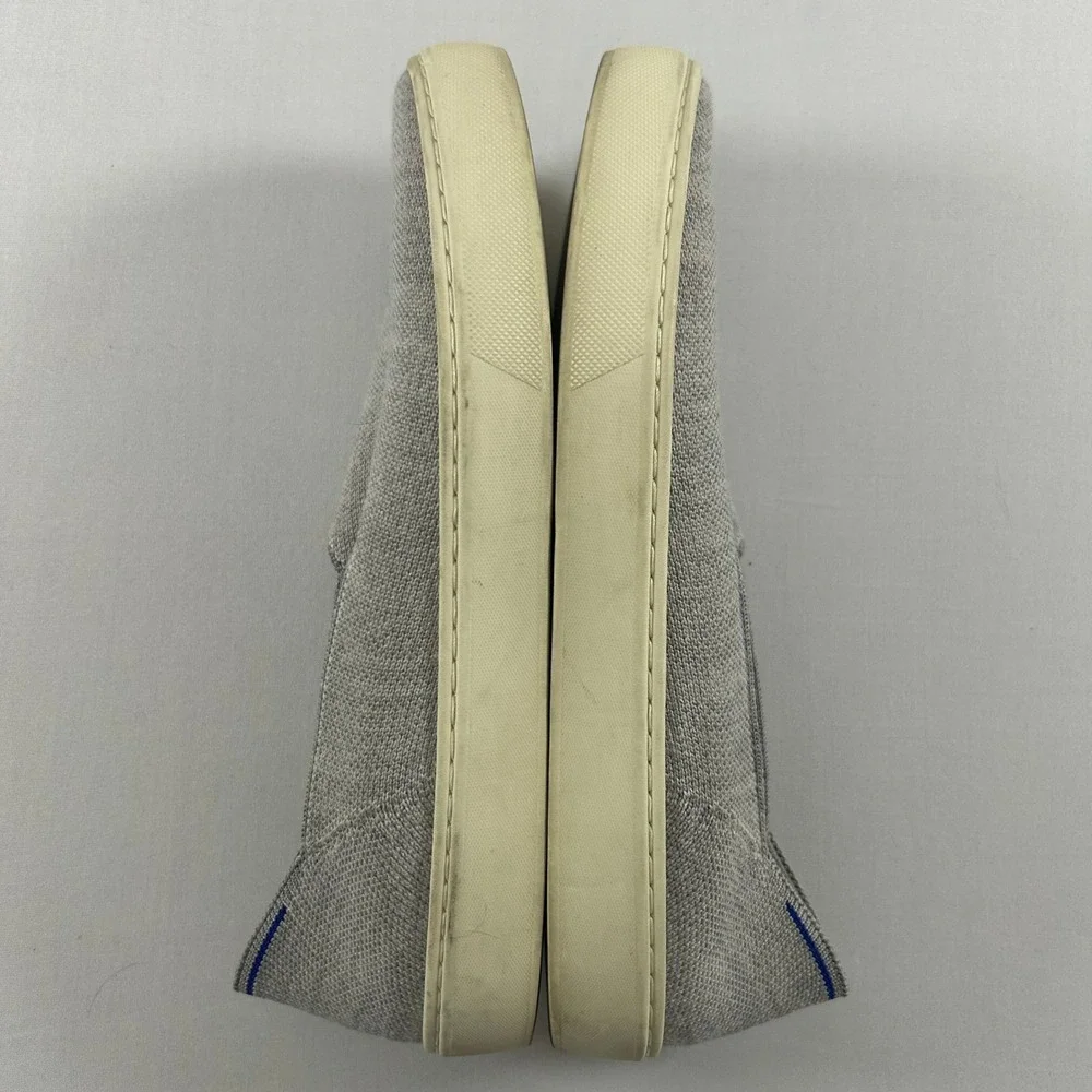Rothy's The Sneaker Women 7.5 Heather Grey Slip On Knit Comfort Washable Flat